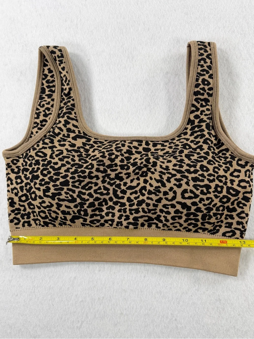 BLAKELEY Cheetah Biker Short Workout Seamless Leopard Size S/M Matching Set